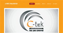 Desktop Screenshot of ctekinsurance.com
